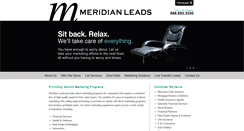 Desktop Screenshot of meridianleads.com